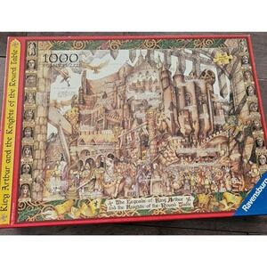 Ravensburger‎ 1000 Pcs Jigsaw Puzzle The Legends of King Arthur and the Knights